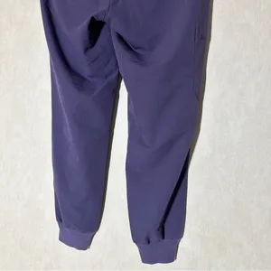 Figs Women’s Zamora Jogger Scrub Pants Pull On Mid Rise in Dark Purple Size S thumbnail 8