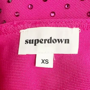 Superdown Adley Hot Pink One Shoulder Sequin Mini Dress Size XS Party Clubwear thumbnail 12
