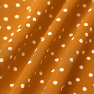 Rihoas Yellow Polka Dot Ruffle Wrap Dress thumbnail 2
