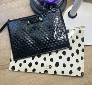 Kate Spade patten black pocket clutch set thumbnail 1