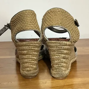 Women’s Sam‎ Edelman Harmony Suede Espadrille Wedge Size 10M thumbnail 5