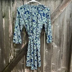 Like New Anthro Maeve Floral Button Front Self Tie Dress Size Medium thumbnail 8