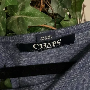 Chaps Ralph Lauren women’s Sweater blue Sz Large Top thumbnail 3
