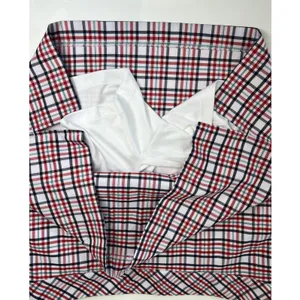 IZOD Golf Skort Womens Size 10 Tartan‎ Plaid Golf Skort Black Red Green White thumbnail 6
