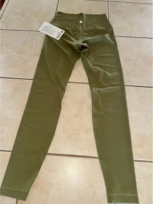 Lululemon Align High-Rise 28” Bronze Green Size 6 NWT thumbnail 2