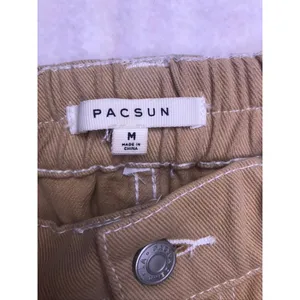 PacSun Jogger Pants‎ Womens Medium Tan Contrast Stitch 850HO198347 thumbnail 2