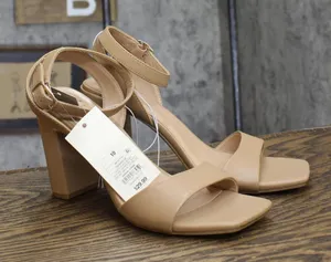 A New Day Womens Block Sal Heels 83821287 Tan Brown 10M thumbnail 1