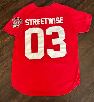Streetwise 2003 Baseball Men’s Button Up Jersey West Coast Halo-Medium thumbnail 1