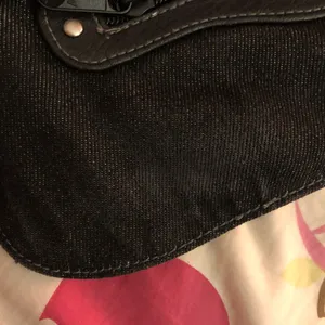 Vintage early 2000s Steve Madden mini shoulder bag black denim thumbnail 5