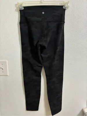 lululemon athletica Dark Gray Black Camo Leggings 4 thumbnail 2