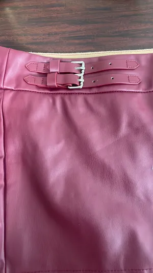 SheIn Maroon Skirt never worn But Really cute! thumbnail 2