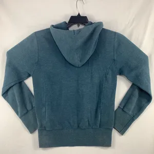 Obey Teal Zip-Up Hoodie with Subtle Chest Graphic thumbnail 2