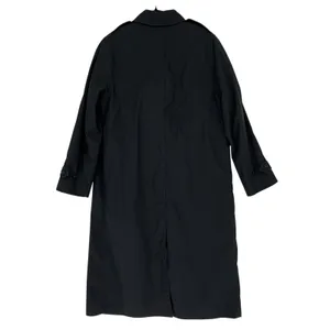 US Navy DCSP Quarterdeck Trench Coat‎ Womens 16L Black Removable Liner EUC thumbnail 2