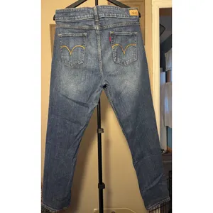 Levis 526 Slender Straight Jeans‎ Womens 16 Blue Medium Wash Denim Stretch Pants thumbnail 4