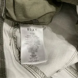 Roxy Sunstrippers Camo Skinny Jeans Size 26 Green Gray Ankle Zip Stretch Pants thumbnail 9