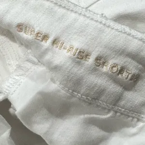 American Eagle White Super High Rise Shortie Shorts Women’s 2 thumbnail 3