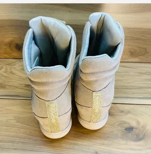 Skechers Wedge Hidden Heel Sneakers Hook & Loop closure Tan Womens size 6.5 sh20 thumbnail 3