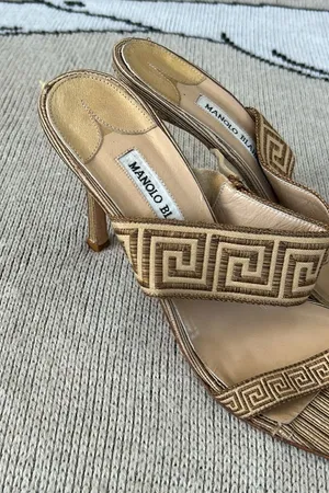 Manolo Blahnik D'orsay Sandals Size 40‎ thumbnail 1