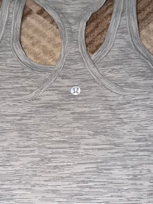 Lululemon Cool Racerback II tank top Size 2 XS Gray Wee Are From Space thumbnail 5
