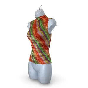 Nicola Crinkled Multicolored Top Multiple thumbnail 2