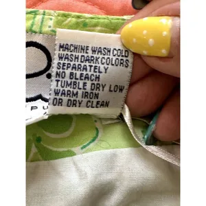 Vintage Lilly Pulitzer Animal Zoo Palm Print Green Size 6 Mini Skirt White Label thumbnail 4