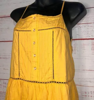 Coco & Jaimeson Yellow Cotton Sundress | Women’s Medium thumbnail 2