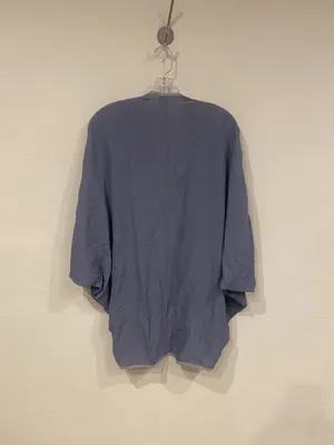 Blank London Kimono Blouse Womens One Size Blue Embroidered Floral Boho thumbnail 4