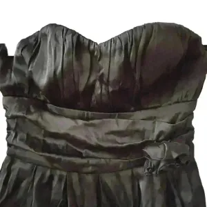 White House Black Market Women's Strapless Black Cocktail Dress‎ S thumbnail 3