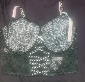 Victoria's Secret DREAM ANGELS corset Lightly-Lined Heritage Ribbon Slot Bra Top thumbnail 7