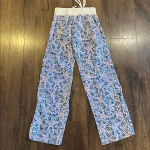Lilly Pulitzer The Beach Pant Linen Size XS thumbnail 2