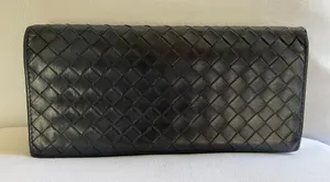 Bottega Veneta Vintage Dark blue Long Wallet thumbnail 1