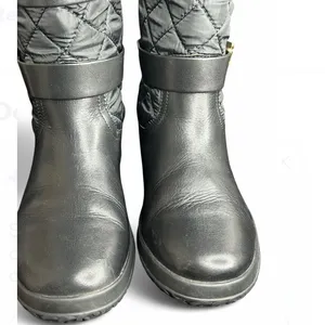 Michael Kors Aaron Boot Black, Size:6.5 Women's Black Quilted Boots thumbnail 6