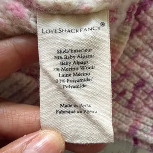 LoveShackFancy Avignon Crop Berry Medley Barbie Coquette Puff Sleeve Cardigan M thumbnail 6