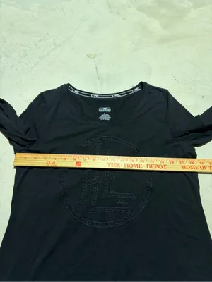 Lauren Ralph Lauren LRL Black Long Sleeve Logo Tee large thumbnail 3