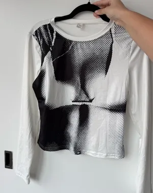 Faux Body Shirt White Size M thumbnail 1