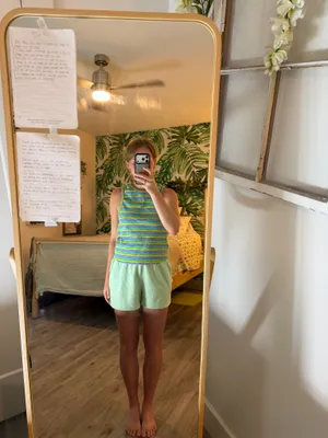 Anthropologie racer tank striped thumbnail 7