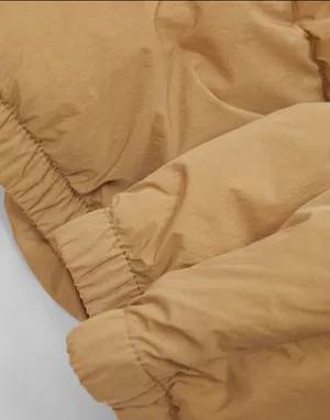 nwt camel puffer padded jacket Bomber thumbnail 2