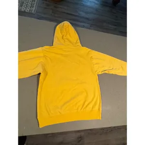 Yellow Walt Disney World Hoodie Pullover‎ Sweatshirt Retro Logo Graphic Size S thumbnail 6