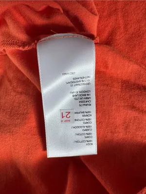 Urban Outfitters Orange Oversized Muscle Tank Top Small NWOT thumbnail 5