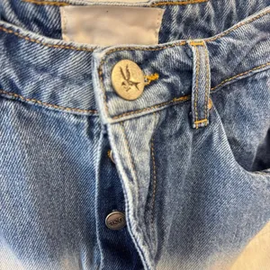 One‎ Teaspoon Dip Dye Denim Mini Skirt Blue White Mid Rise Size 25 thumbnail 7