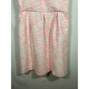 Anthropologie Moulinette Soeurs Tweed Pasteque Dress Size 6‎ White Pink Wedding thumbnail 5