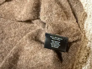 Jenni Kayne Brown Oversized Light Weight Sweater size small thumbnail 5
