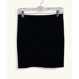 Alexander‎ Wang Knit Mini Pencil Skirt Womens Medium Black Stretch Bodycon thumbnail 2