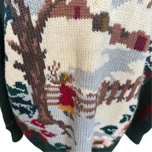Laura Ashley Vintage Winter Motif 1993 Special Edition Sweater Jumper Size Large thumbnail 11