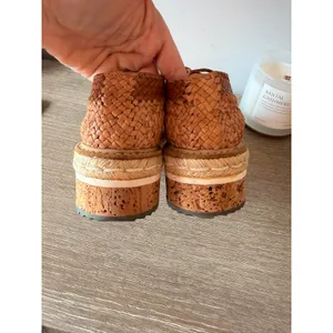 Prada Madras Tricolor Woven Leather‎ Platform Espadrille Oxfords Womens 38.5 thumbnail 8