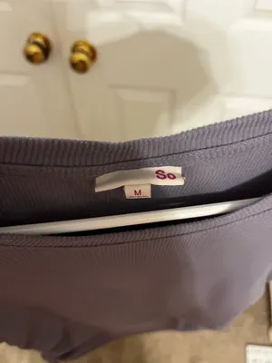 TJ Maxx Blue Grey Top thumbnail 2