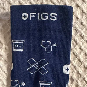 Figs Navy Medical Icon Compression Socks thumbnail 5