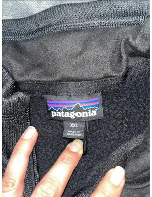 Patagonia Men’s XXL Black 1/4 Zip Fleece Pullover Jacket thumbnail 2