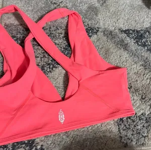NWOT free people movement small pink sports bra thumbnail 5