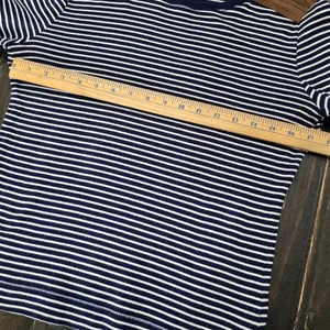 Lauren Ralph Lauren Striped Long Sleeve Shirt With Logo Size Medium thumbnail 4